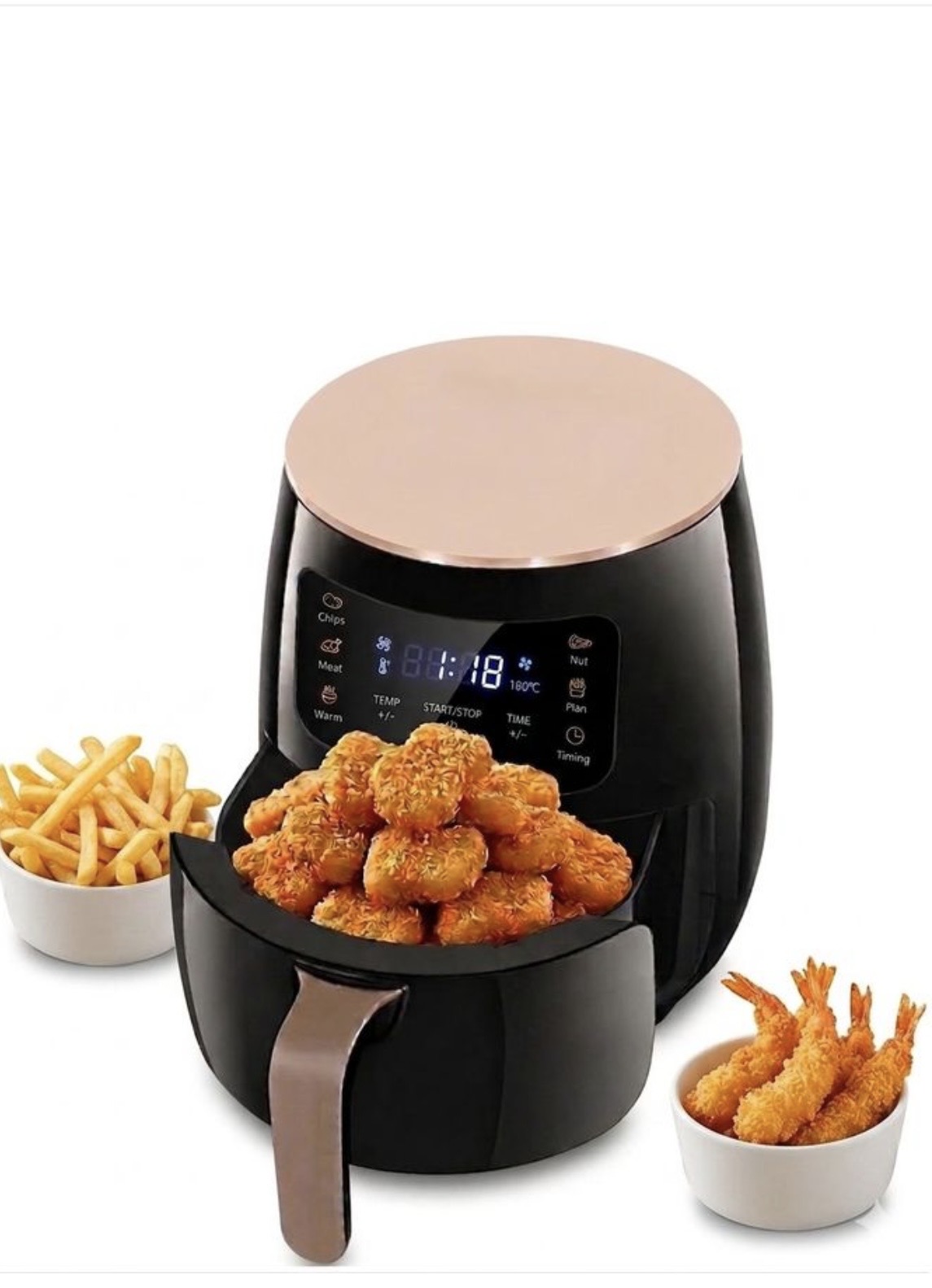 Digital Air Fryer 6L - Black